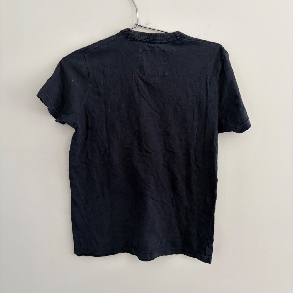 Abercrombie & Fitch Muscle Fit Graphic T-Shirt Navy Blue XL - Picture 4 of 6